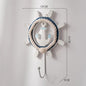 Creative Mediterranean Style Wooden Boat Anchor Hook Bedroom Study Living Room Entrance Hall Door Clothes Hook Wall Decoration