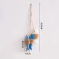 Creative Mediterranean Style Wooden Boat Anchor Hook Bedroom Study Living Room Entrance Hall Door Clothes Hook Wall Decoration