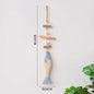 Creative Mediterranean Style Wooden Boat Anchor Hook Bedroom Study Living Room Entrance Hall Door Clothes Hook Wall Decoration