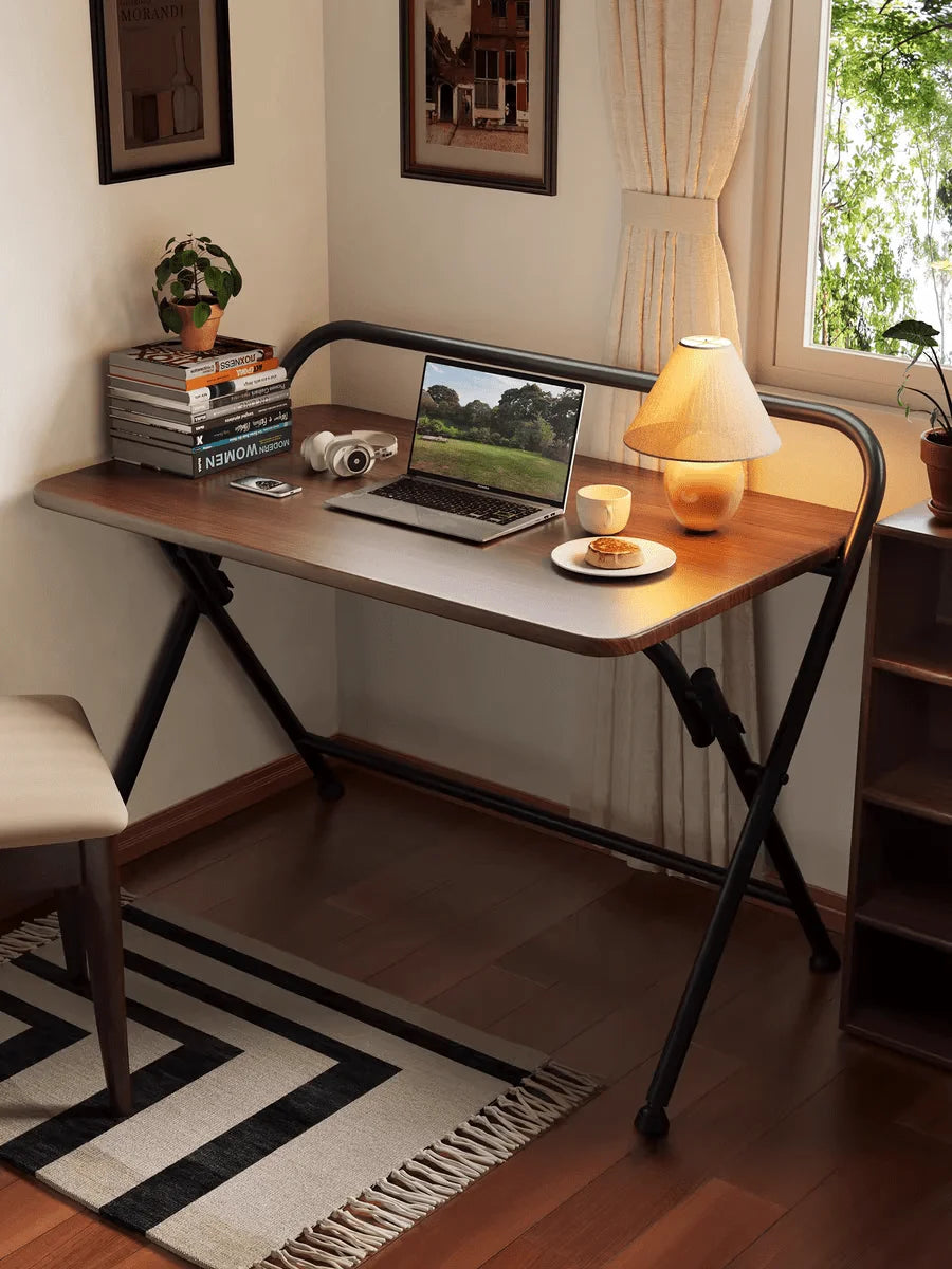 Student Study Table 24 Inch Foldable Desk, Foldable Study Table for Books, Computer or Other Items Organization