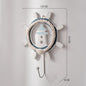Creative Mediterranean Style Wooden Boat Anchor Hook Bedroom Study Living Room Entrance Hall Door Clothes Hook Wall Decoration