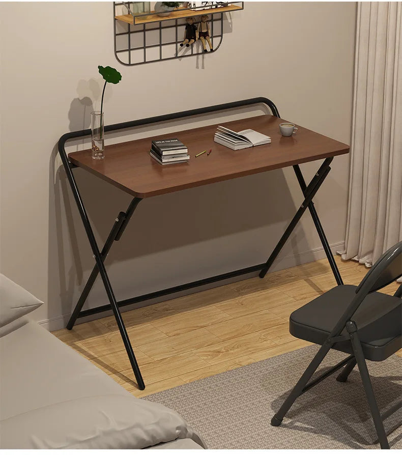 Student Study Table 24 Inch Foldable Desk, Foldable Study Table for Books, Computer or Other Items Organization